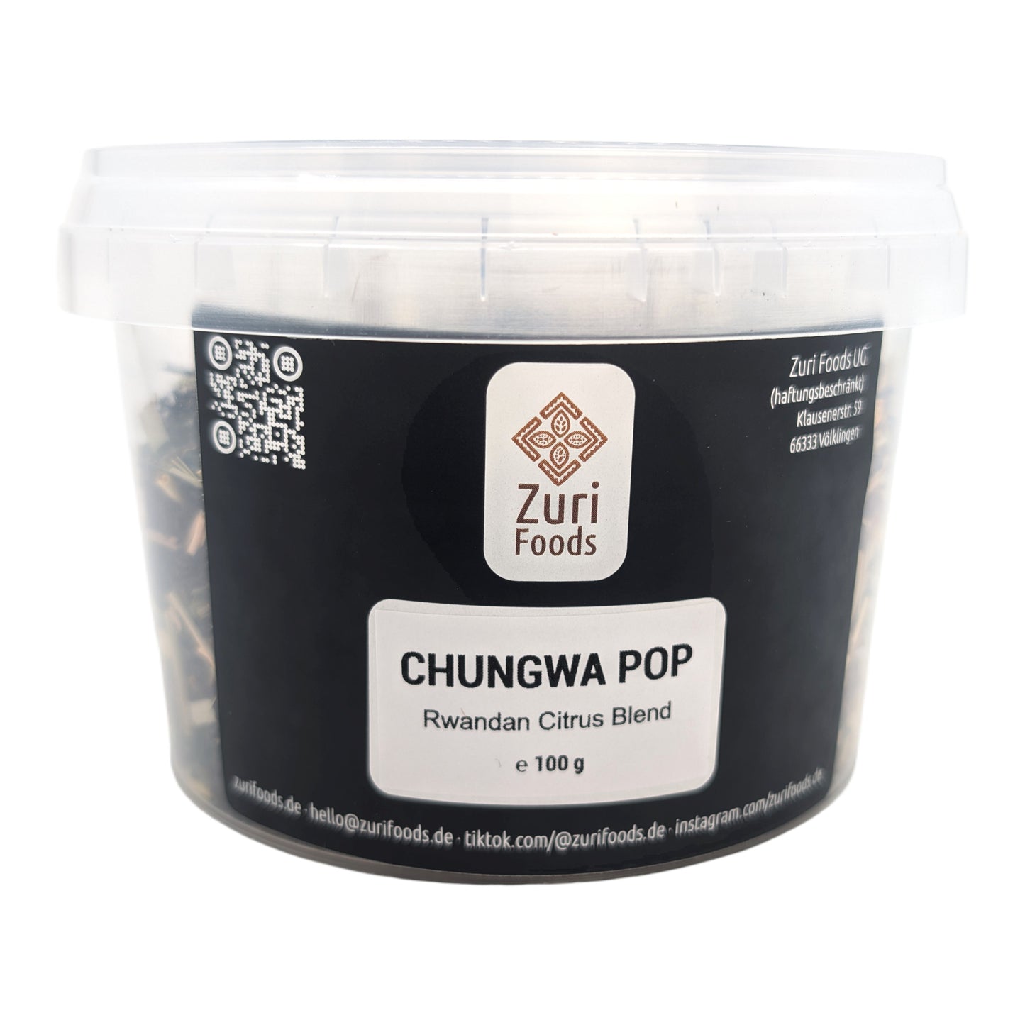 Chungwa Pop – Lively black tea blend with citrus and orange notes