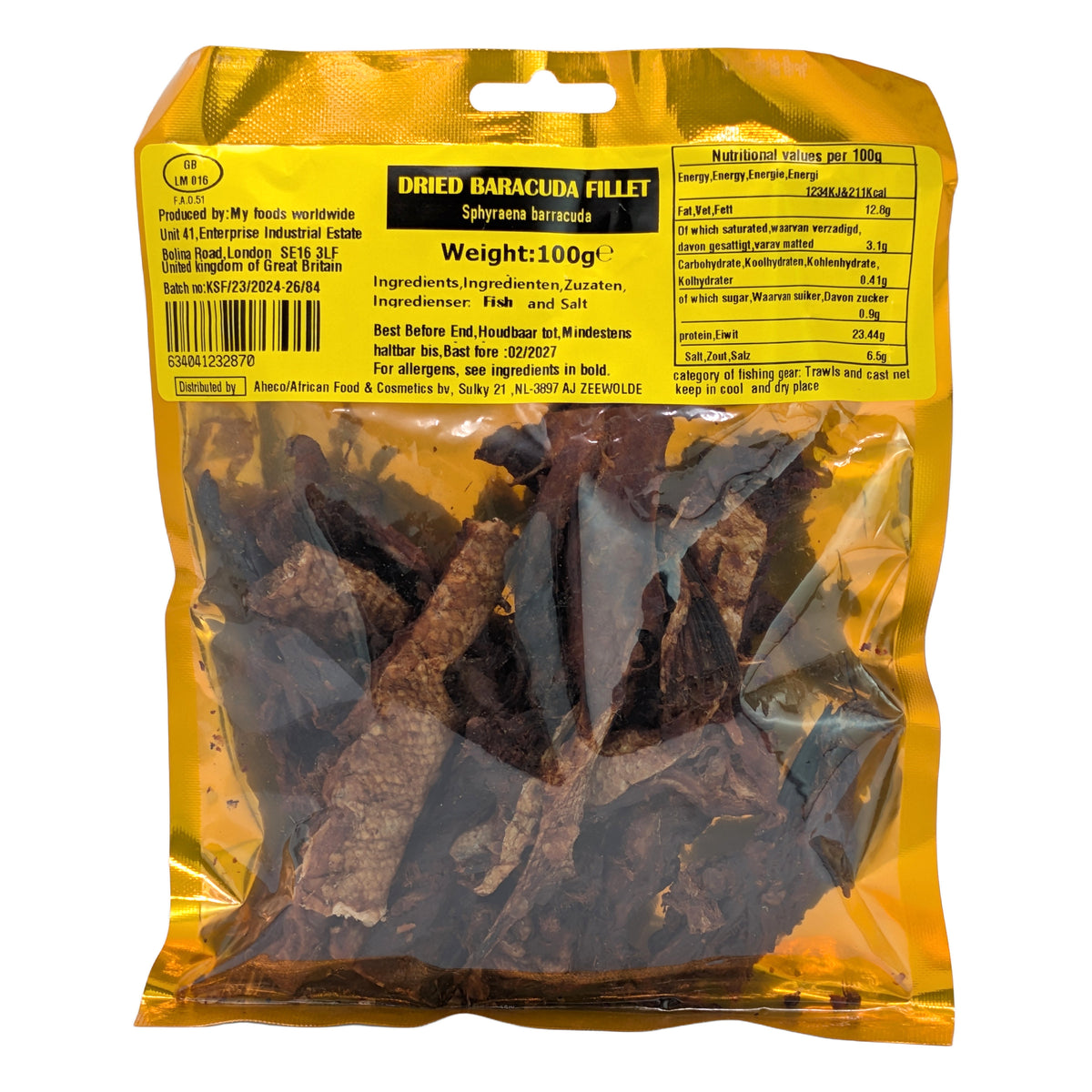 Getrocknetes Barrakuda-Filet (Dried Barracuda Fillet)
