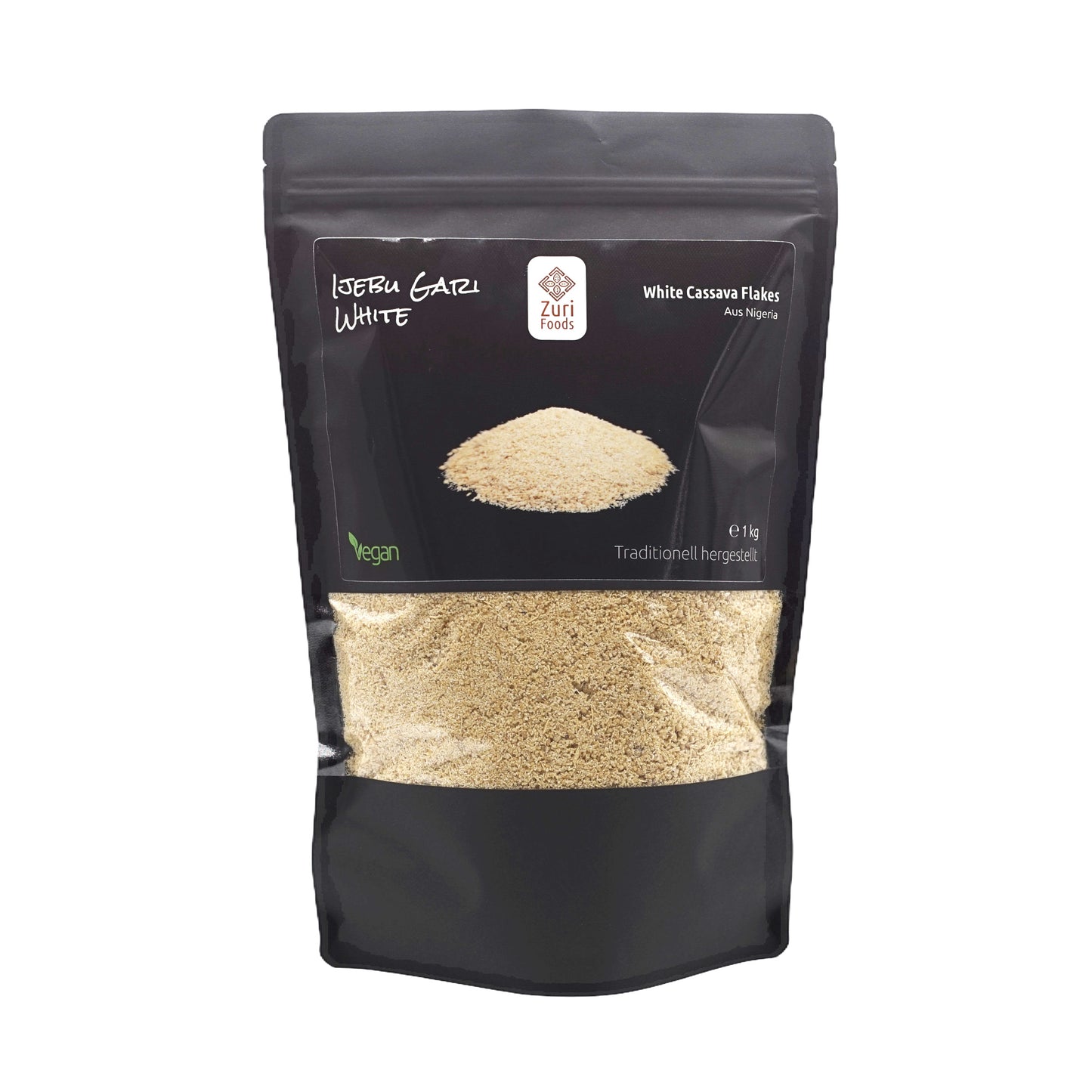 Ijebu Gari White 1 kg - traditioneller Maniokgrieß aus Nigeria - Garri