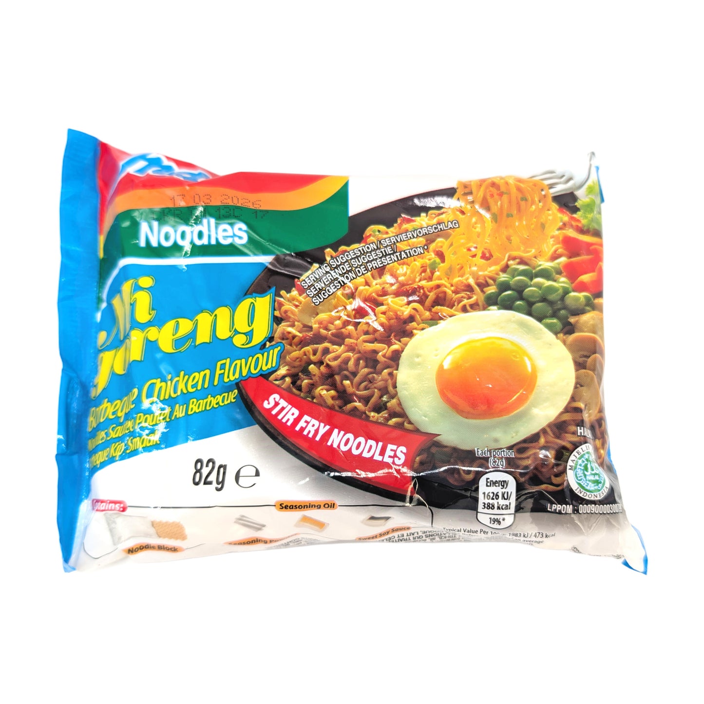 Indomie Mi Goreng Barbecue Chicken Flavour – 82g – Instant Bratnudeln