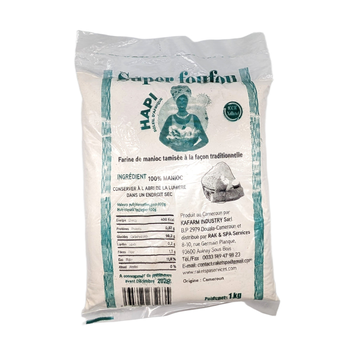 HAPI Fufu Cassava (Cameroon) 1 KG
