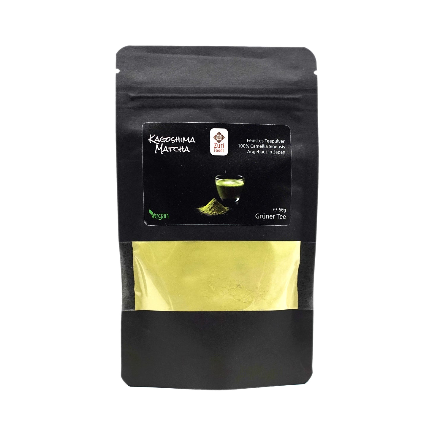 Packung Kagoshima Matcha Tee Pulver 50 Gramm