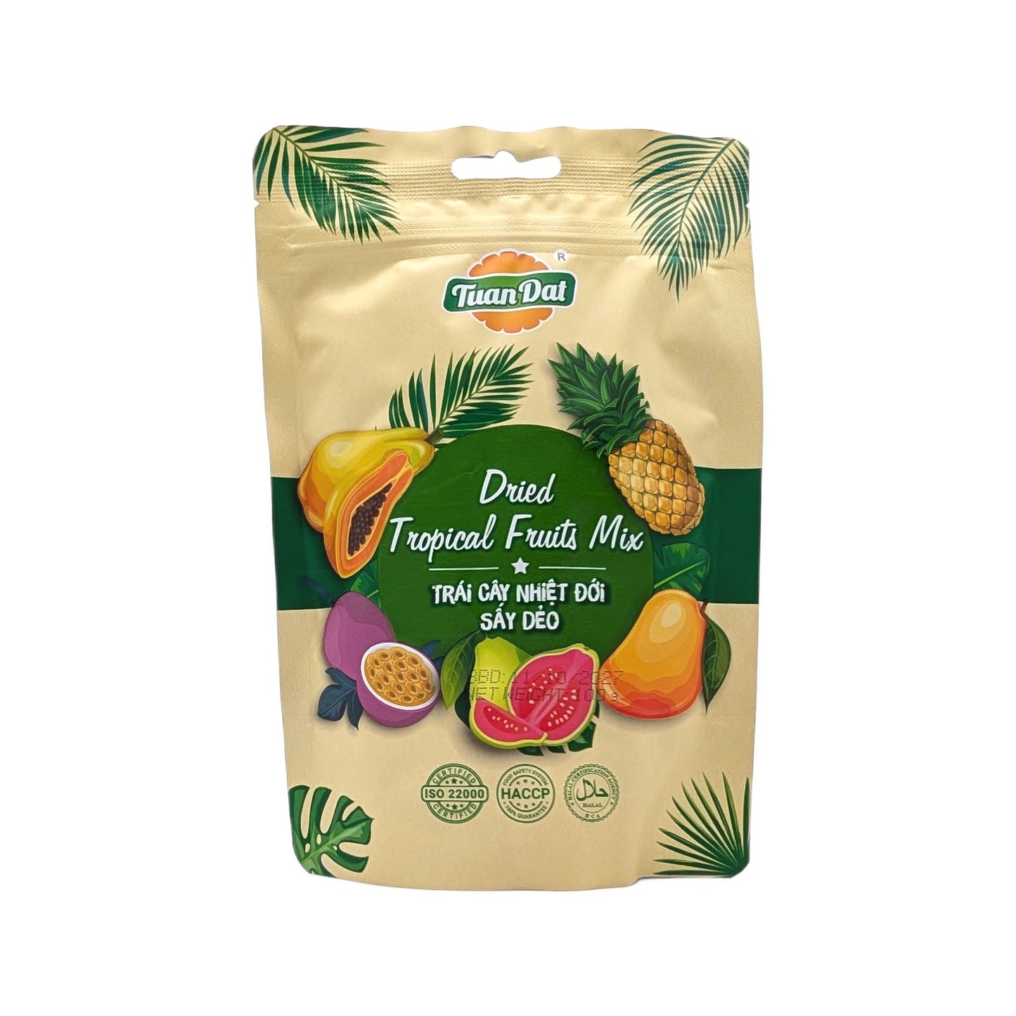 Soft Dried Tropical Fruits Mix (Getrocknete Tropenfrüchte-Mischung) – 100g von Tuan Dat