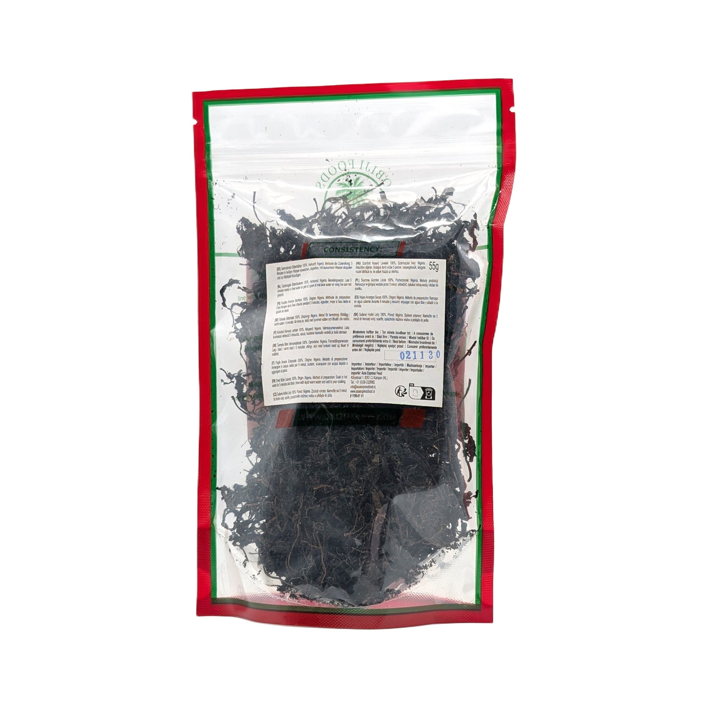 Getrocknete Bitterblätter (Dried Bitter Leaves) – 55g