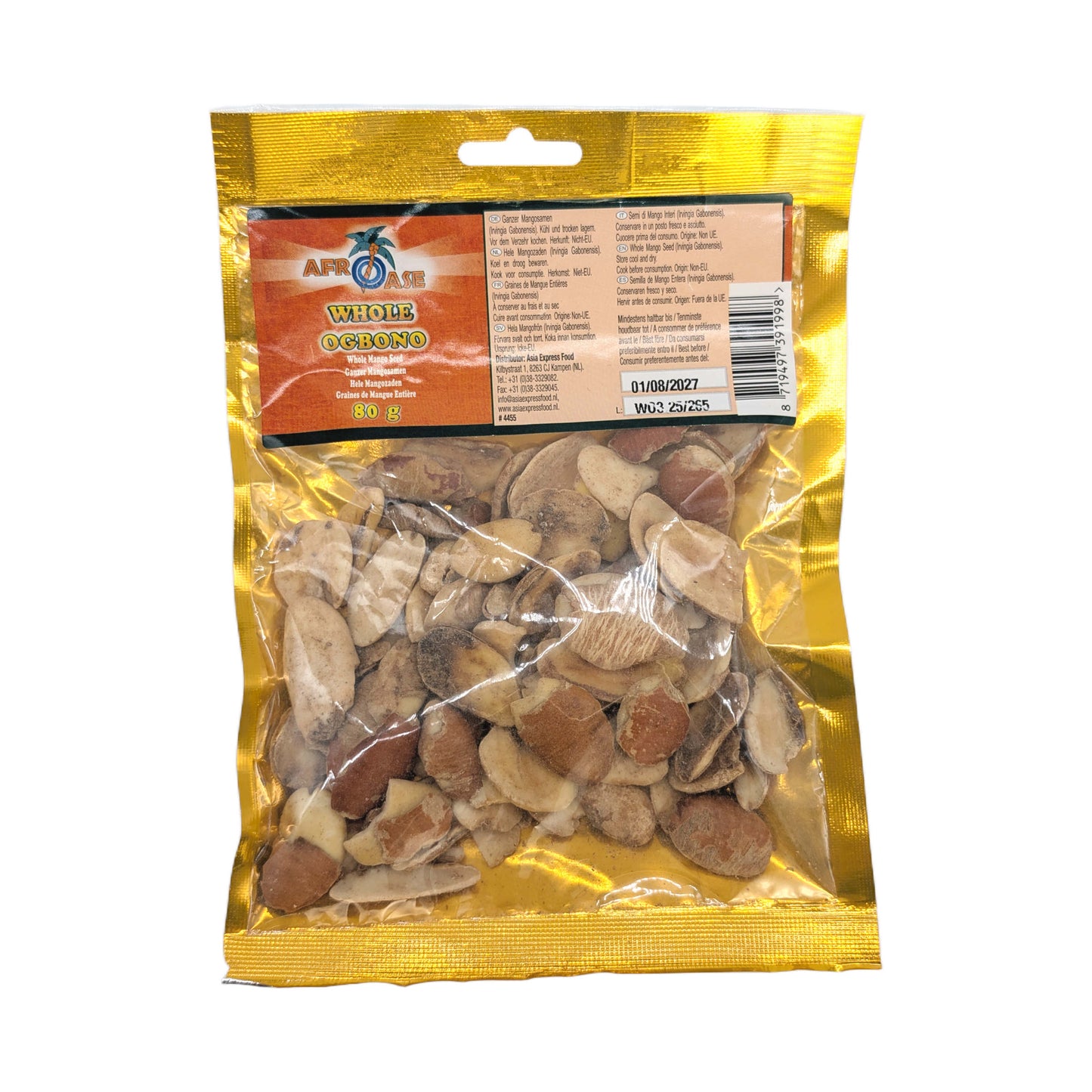 Ganzer Ogbono – 80g – Ganze Samen der Afrikanischen Wildmango von Afroase