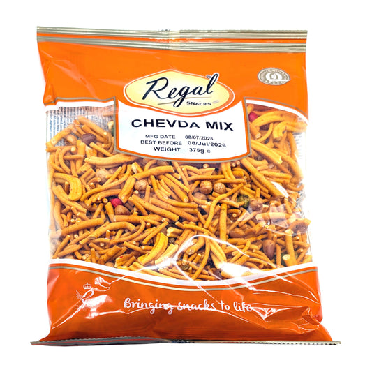 Regal Chevda Mix - 375 g - Würziger indischer Snack-Mix