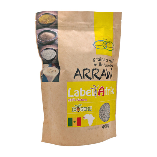 Arraw – Traditionelles Hirse-Granulat (450g) von Label Afrik