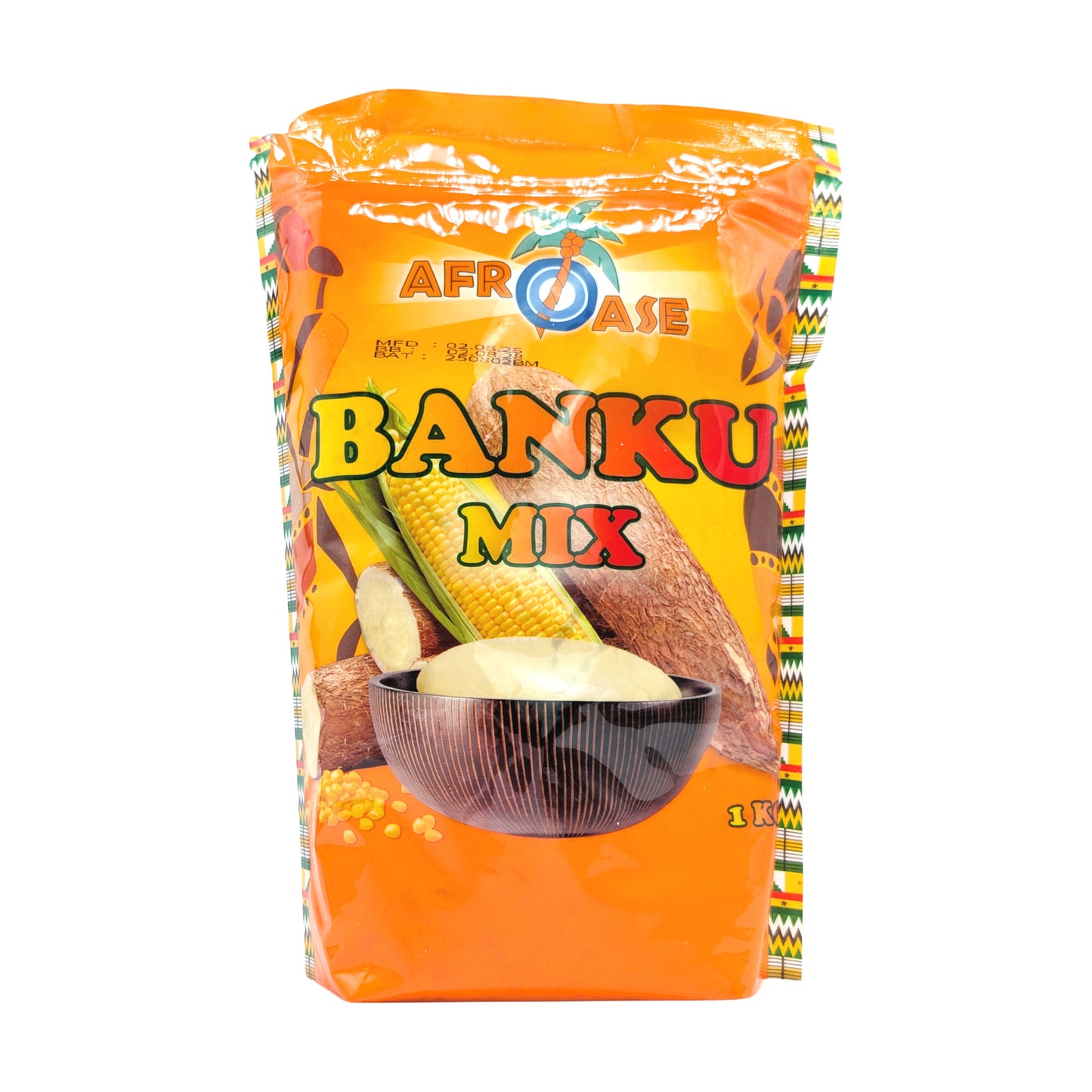 Afroase Banku Mix - 1kg - Mehlmischung für ghanaisches Banku