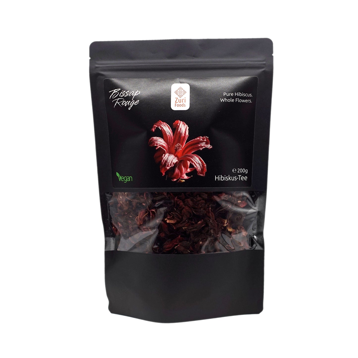 Bissap Rouge / Wonjo – 200 g – Whole Hibiscus Flowers from Zuri Foods