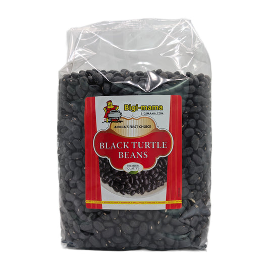 Black Turtle Beans (Schwarze Bohnen) – 900g von Big mama