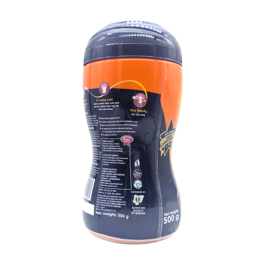 Cadbury Bournvita Nigeria – 500g – Malzhaltiges Kakaogetränkepulver