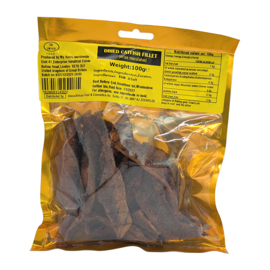 Getrocknetes Wels-Filet (Dried Catfish Fillet) – 100g
