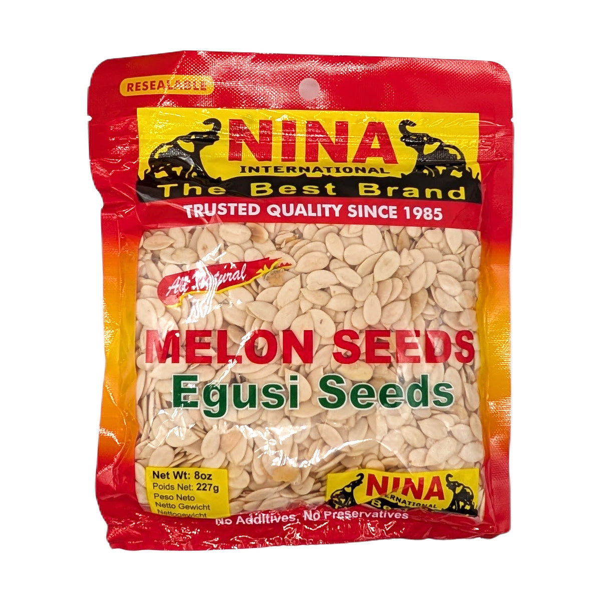 Melon Seeds / Egusi Seeds (Geschälte Melonensamen) - 227g aus Ghana – von NINA