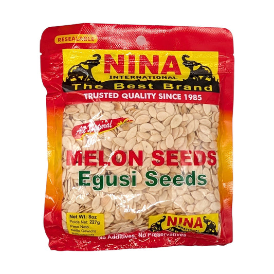 Melon Seeds / Egusi Seeds (Geschälte Melonensamen) - 227g aus Ghana – von NINA