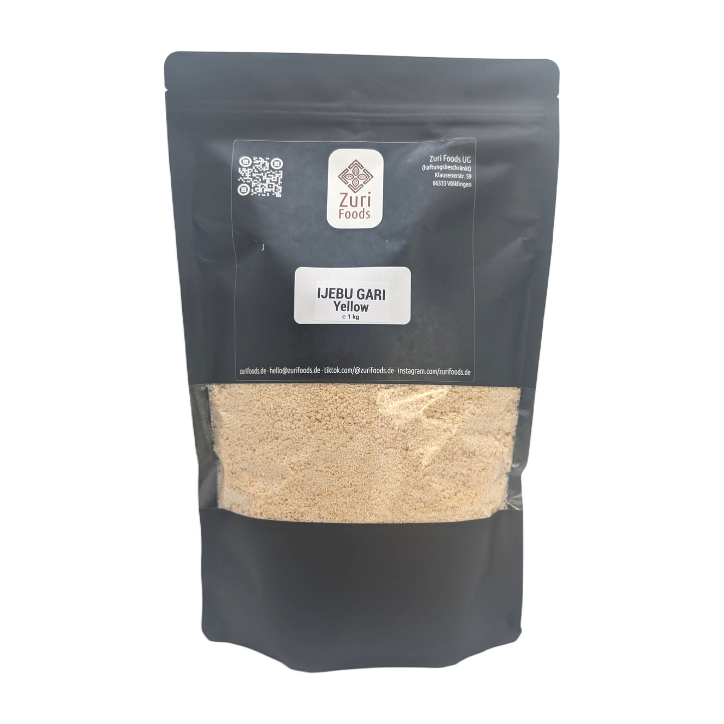 Ijebu Gari Yellow 1 kg – traditioneller Maniokgrieß aus Nigeria - Garri