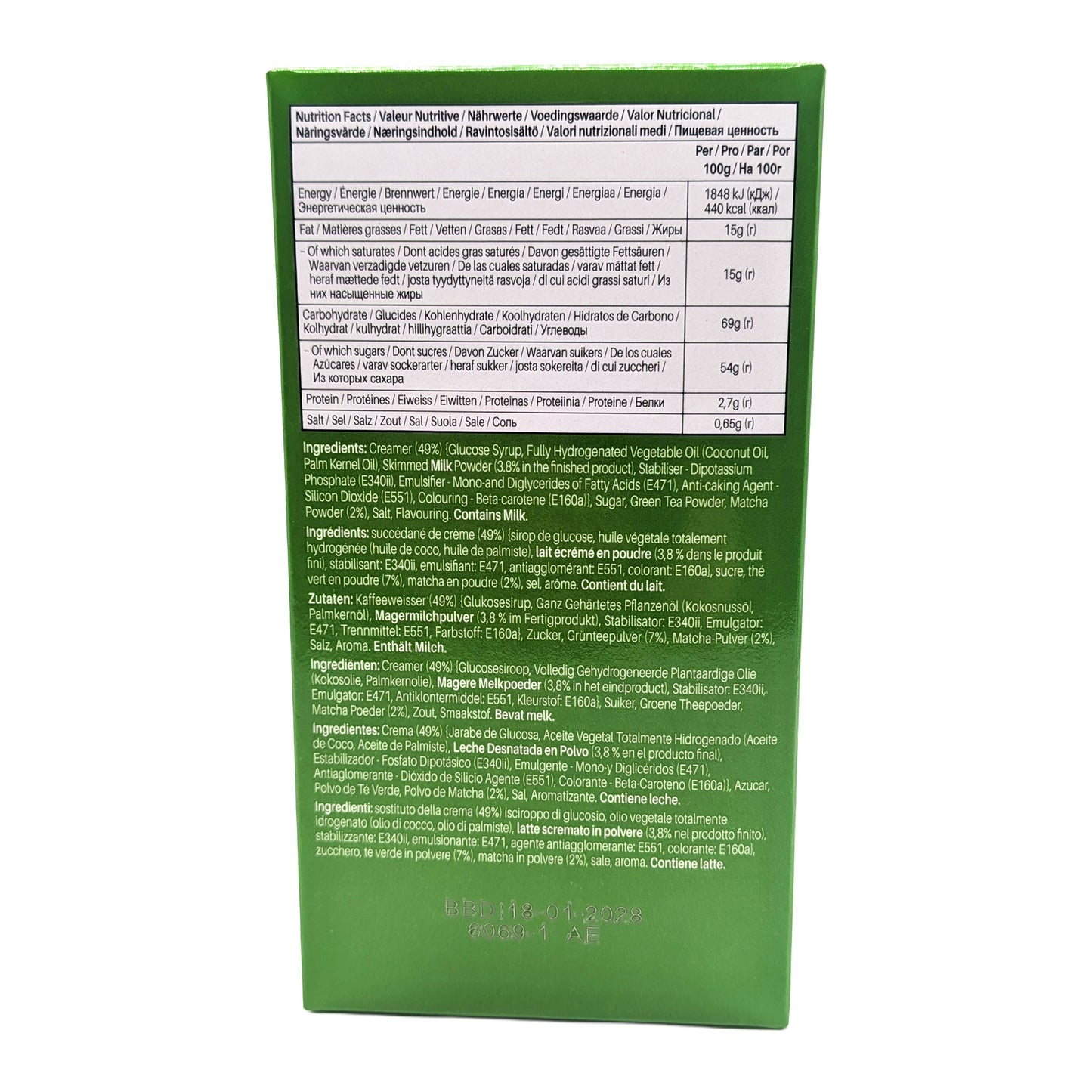 Gold Kili Instant Matcha Latte (10 x 26g Sachets) – Ihr cremiger Wohlfühl-Moment aus grünem Tee