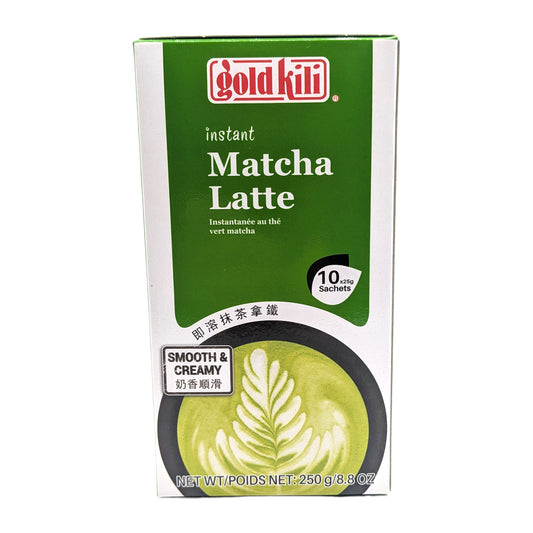 Gold Kili Instant Matcha Latte (10 x 26g Sachets) – Ihr cremiger Wohlfühl-Moment aus grünem Tee
