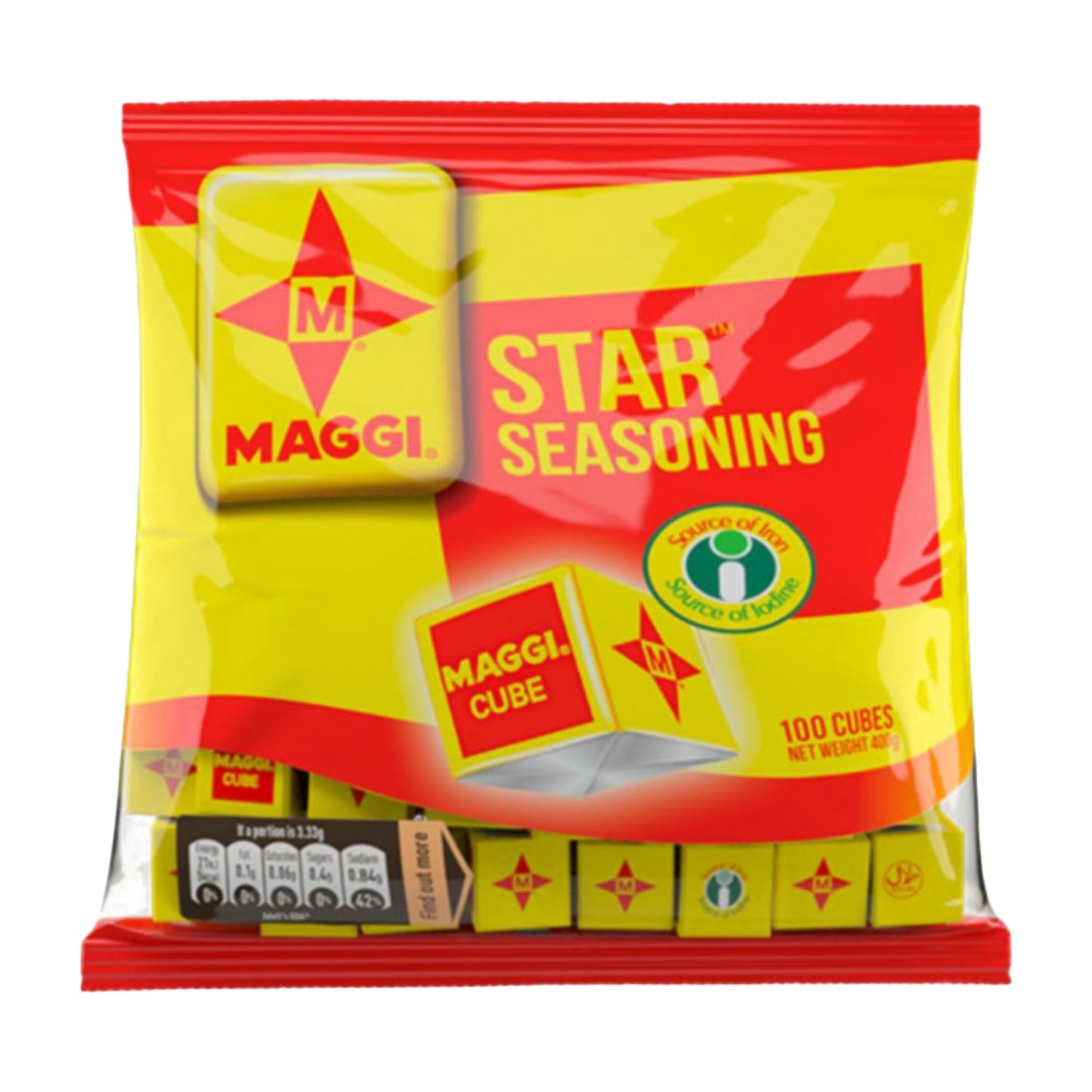 Original Maggi Nigeria Seasoning Cubes – 100x4g cubes