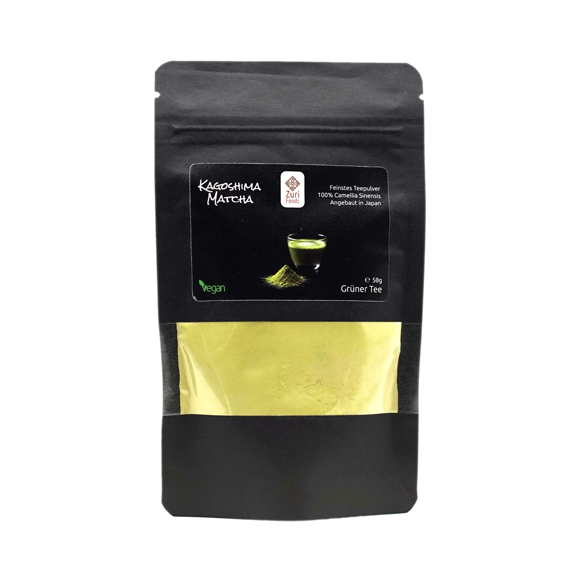 Packung Kagoshima Matcha Tee Pulver 50 Gramm