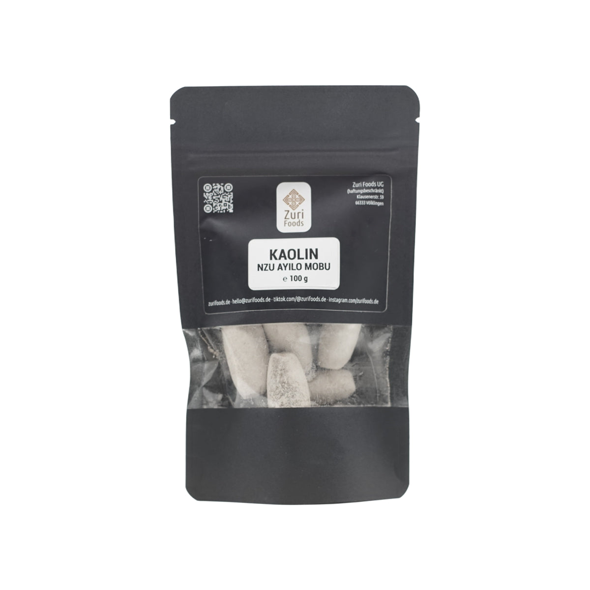 Nzu Ayilo Mobu - Mabele (Kaolin) from Ghana - 100g