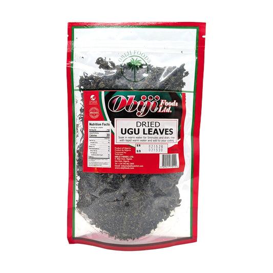 Getrocknete Ugu / Kürbis-Blätter (Dried Ugu / Pumpkin Leaves) – 55g