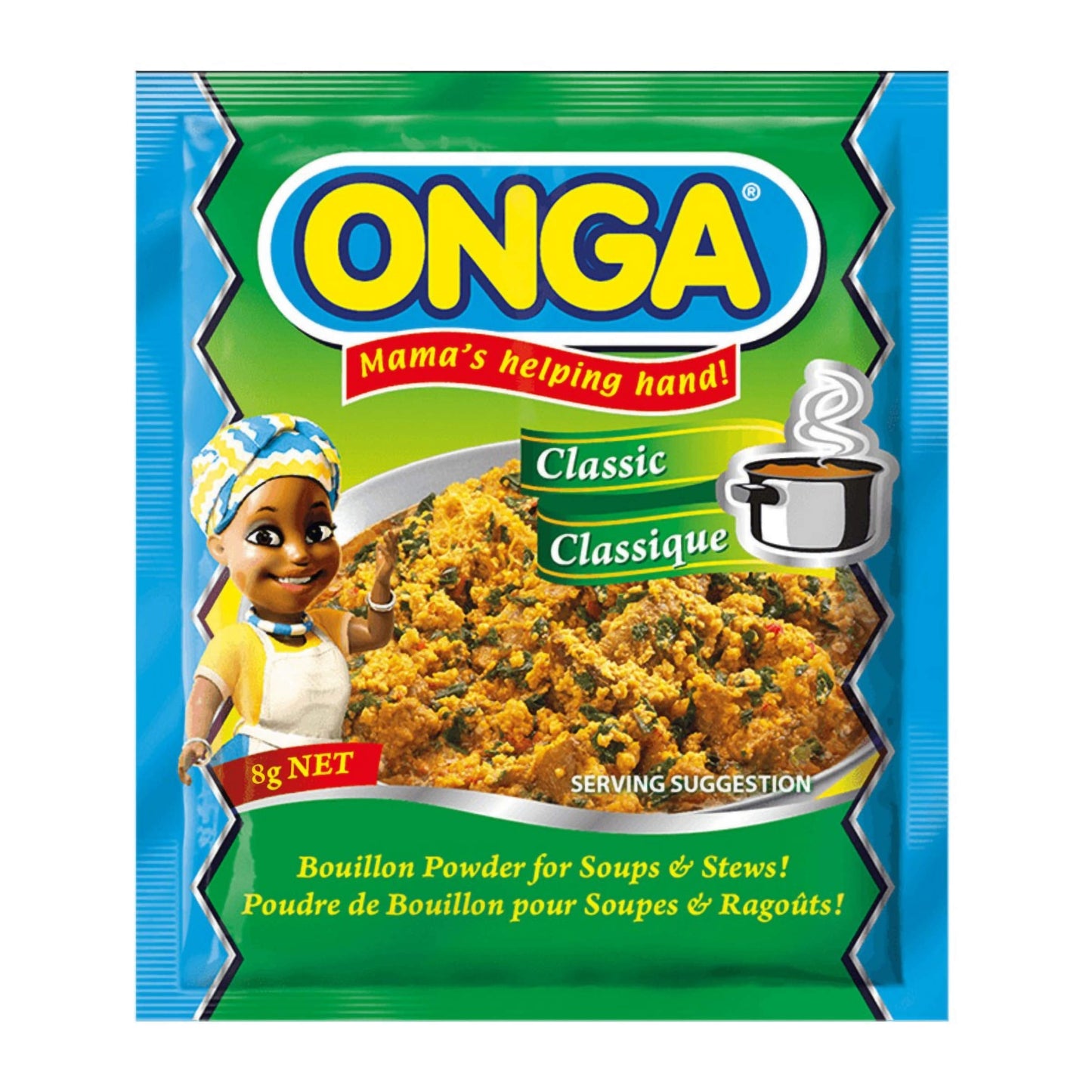 Onga Seasoning Classic – All-purpose seasoning mix for soups &amp; stews (8g sachet)