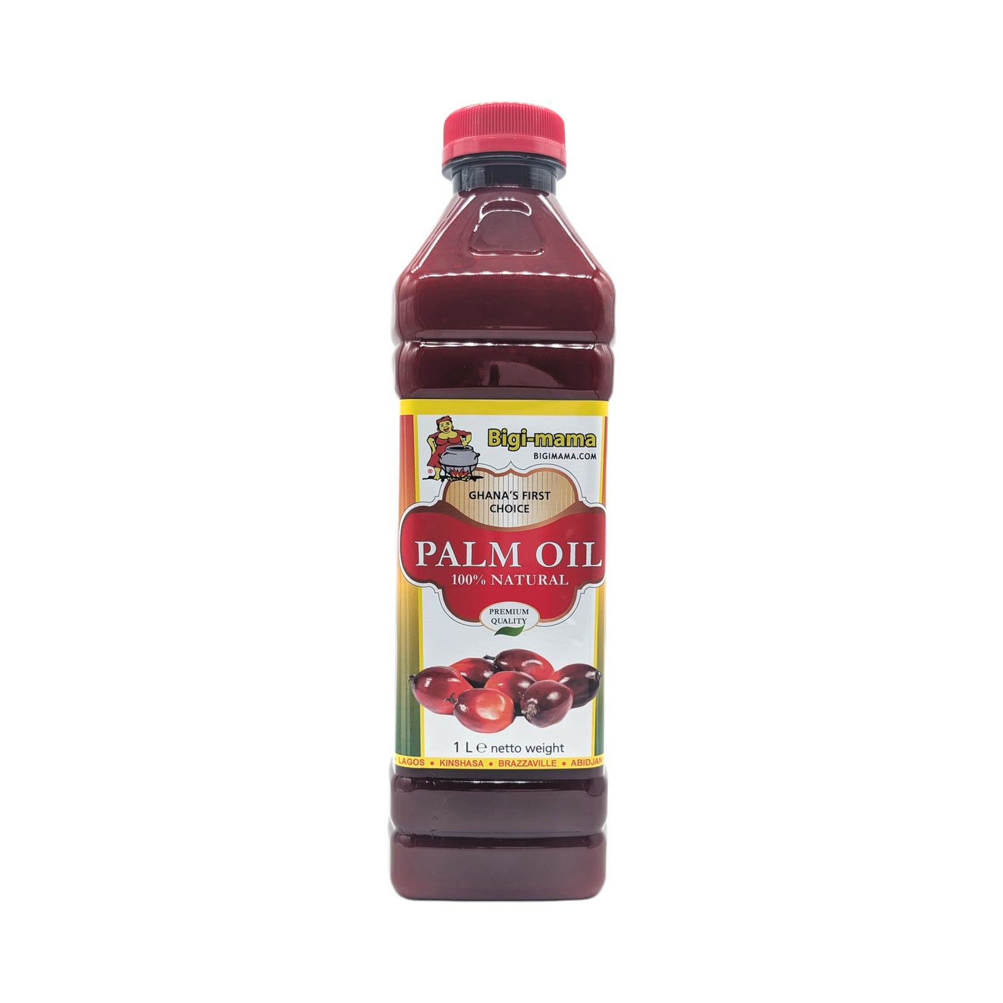 Ghana's First Choice Palm Oil (100% Natural) Von Big Mama – Das authentische rote Palmöl