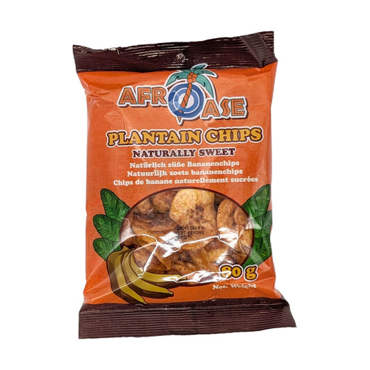 Plantain Chips Naturally Sweet (Süße Kochbananenchips) – 80g