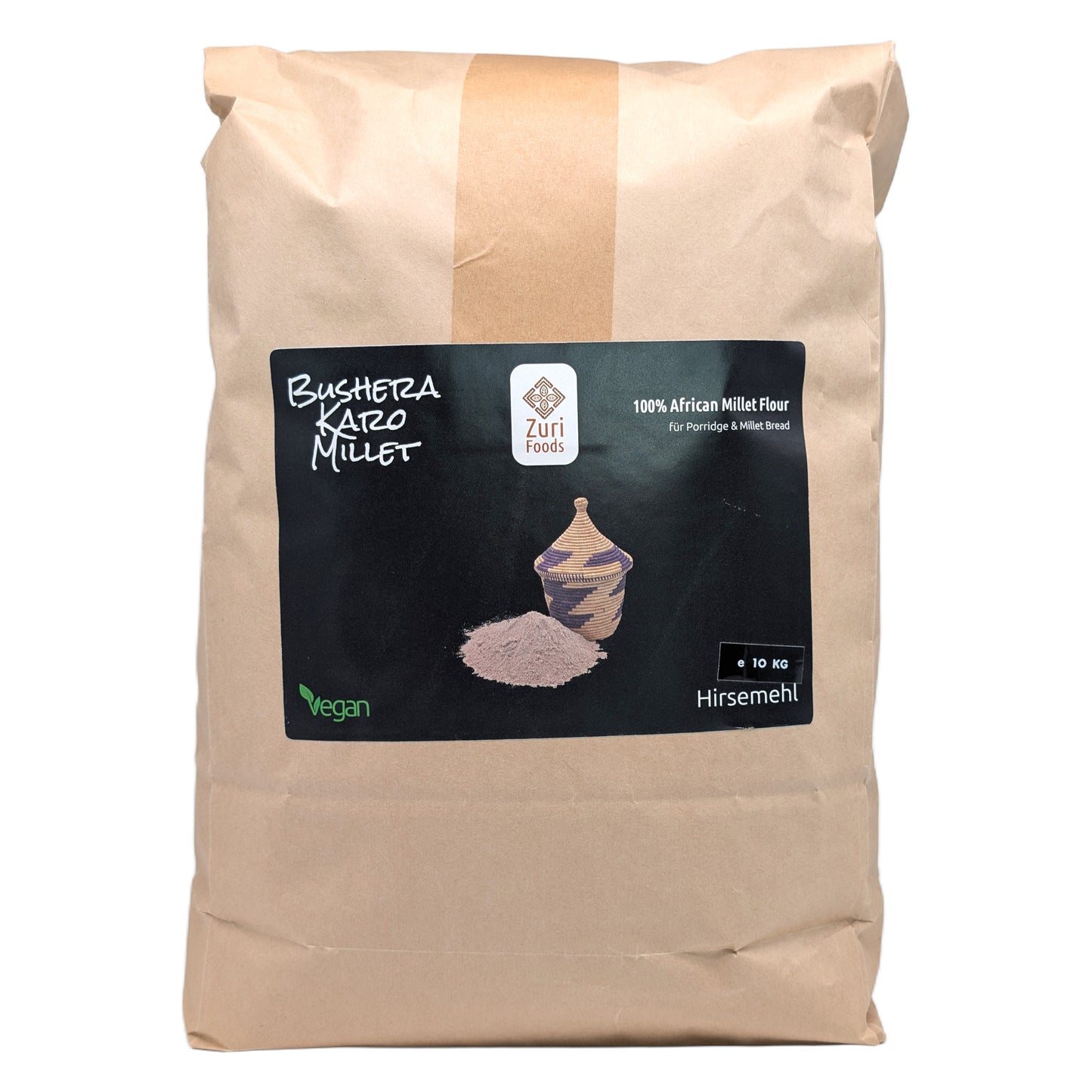 Bushera Wimbi Millet Flour (Ifu y'Uburo) für Uji  Bushera-Porridge und Karo (Millet Bread)